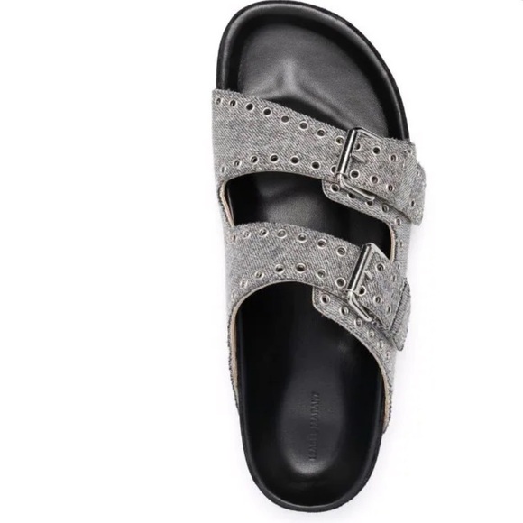 Isabel Marant denim Lennyo Sandals - Picture 7 of 12